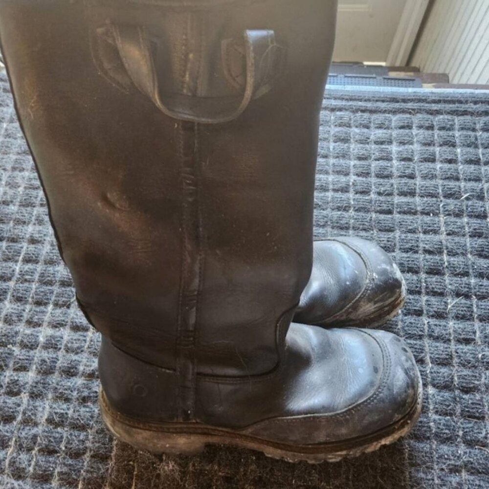 Leather Firefighter Boot